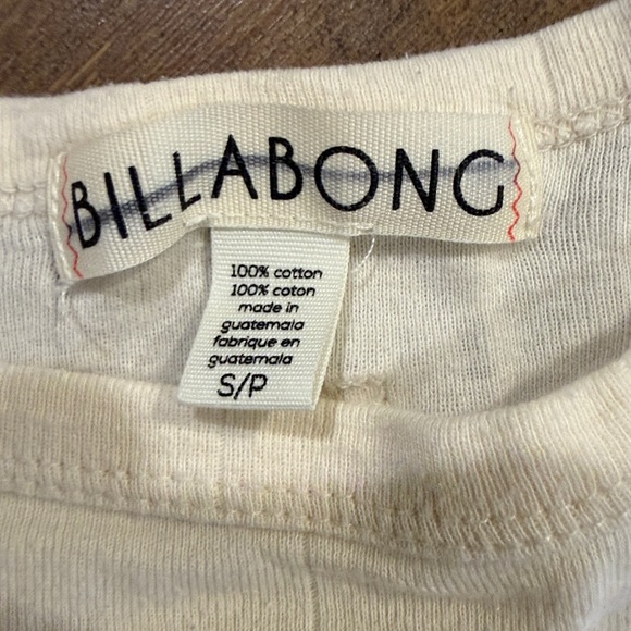 Billabong Cream Playa Del Sur Crop Top - Picture 4 of 9